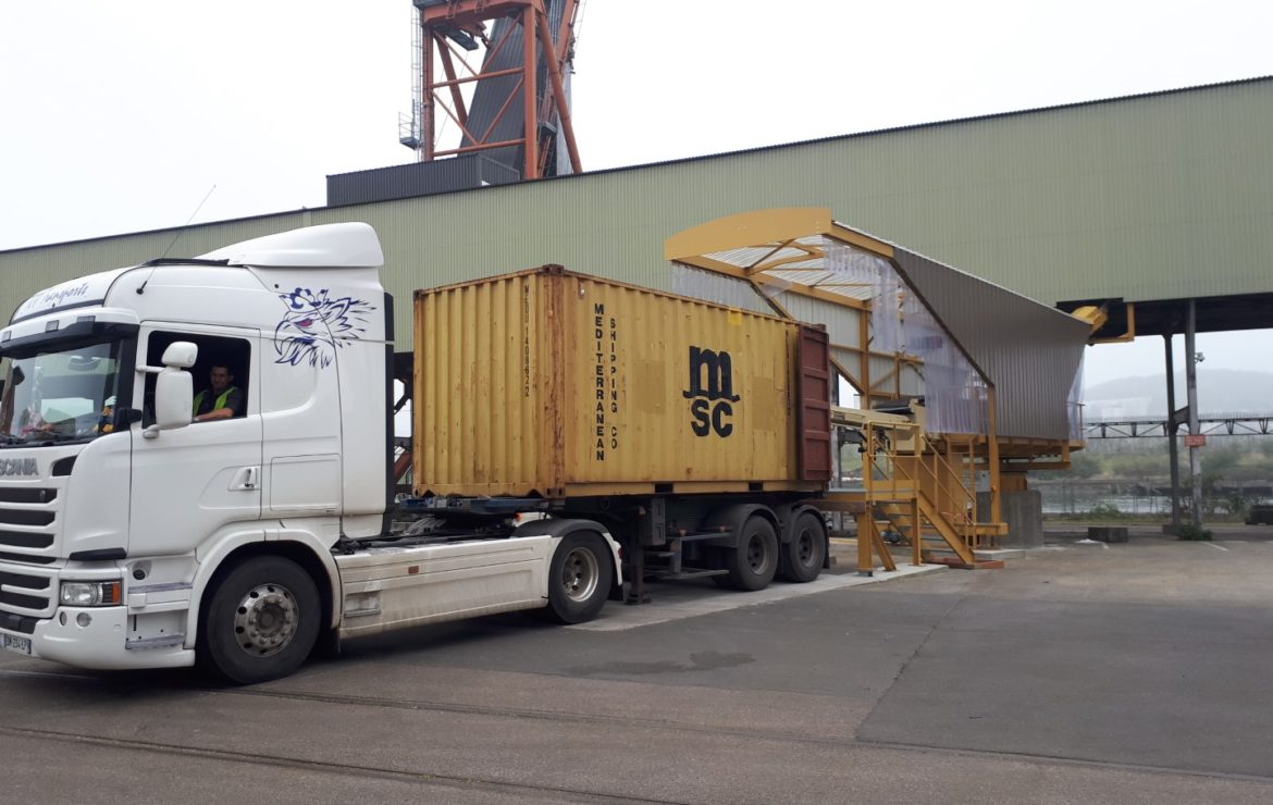 Un 2ème poste de chargement containers à Rouen chez Robust