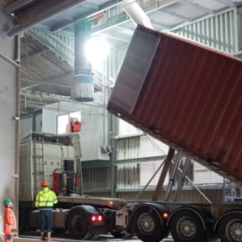 Creation of a container loading station